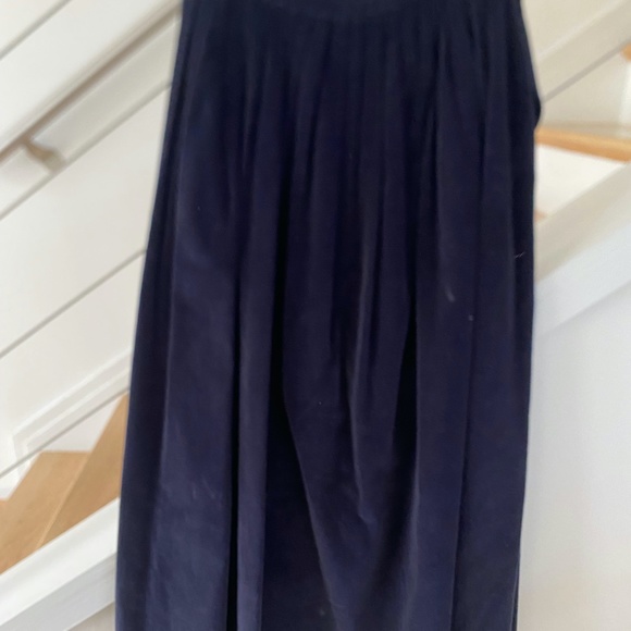 Ralph Lauren Vintage Velvet Full Skirt with Pleats - Picture 2 of 5